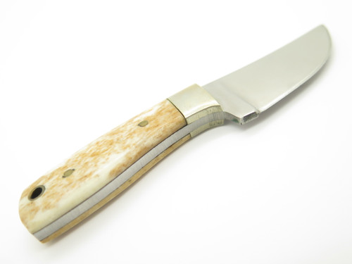 Vtg Parker Prototype Mini Seki Japan Bone Stainless Fixed Blade Knife And Sheath
