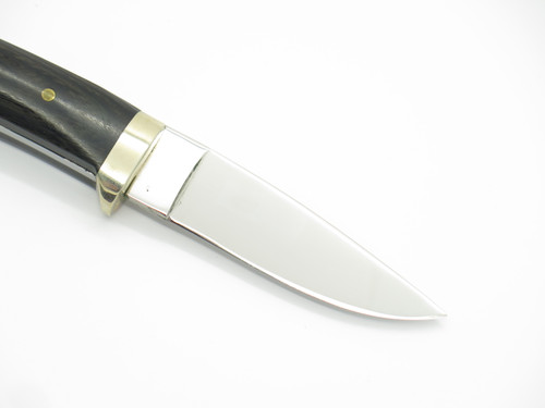 Vtg Parker Prototype Blk Small Loveless Seki Japan Fixed Blade Knife And Sheath