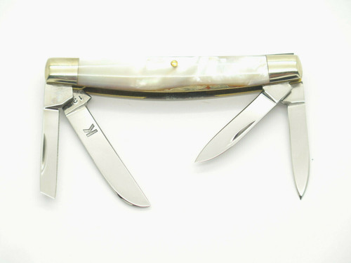 Vtg Parker Seizo Imai Seki Japan Pearl Small Congress Folding Pocket Knife Blem