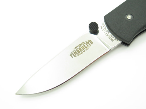 Vtg '90s Timberline Bufffalo USA Timberlite Neeley Lock 4" Folding Pocket Knife