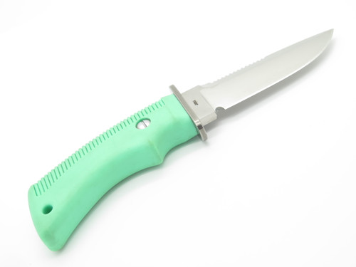 Vtg Apollo Hattori Seki Japan Short Fixed Blade Hunting Dive Survival Knife