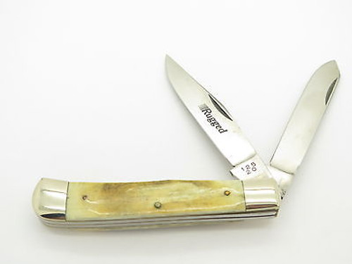 Parker Frost Rugged 125-20 Seki Japan Stag Trapper Folding Pocket Knife