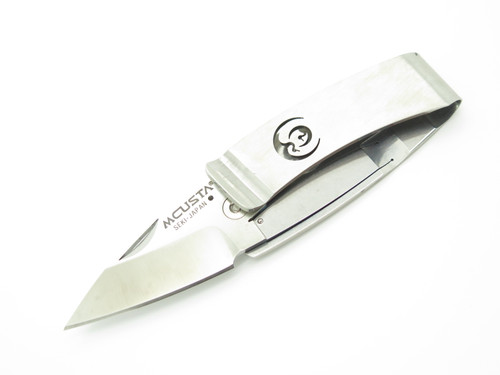 Mcusta Seki Japan Kamon MC-83 Owl Logo AUS-8 Folding Money Clip Pocket Knife