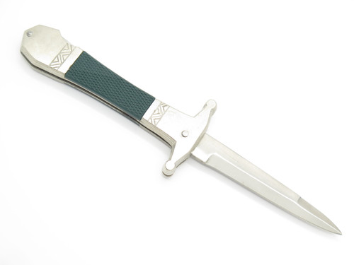 Vtg c. 1970 Shelham Australia Imai Japan Lockback Folding Boot Dagger Knife