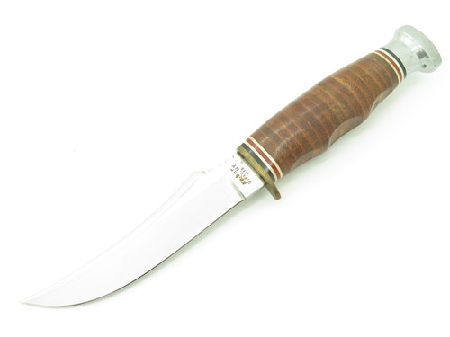 Vtg 80s Ka-bar Olean NY 1233 Seki Japan Small Fixed Blade Skinner Hunting Knife