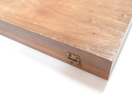 Vtg Buck Aurum Walnut Wood Display Case Box For 401 Fixed 110 112 Folding Knife