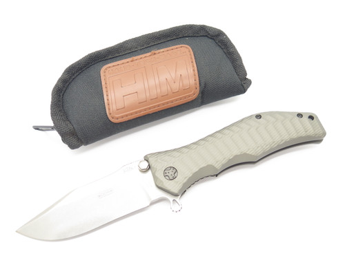 Darrel Ralph HTM Gunhammer 5" Grey Aluminum S90V Assisted Folding Pocket Knife