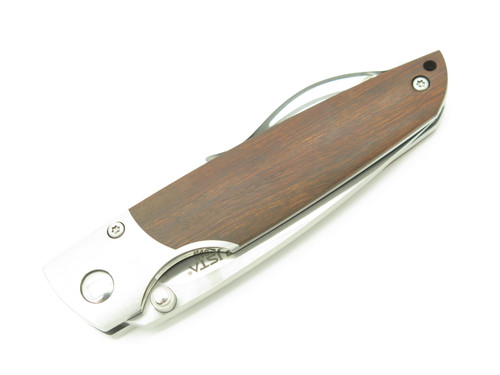 Mcusta Seki Japan MC-0143G Tiana SPG2 Wood Handle Folding Linerlock Pocket Knife