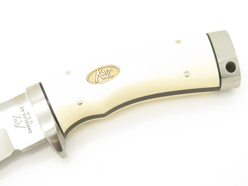 Katz 103 Micarta Seki Japan 4.75" Stainless XT80 Fixed Skinner Hunting Knife