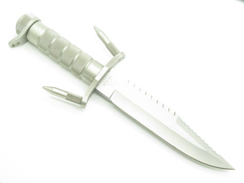 Vtg 1985 Buck 184 Buckmaster Variation 3 Fixed Bowie Navy Seal Survival Knife