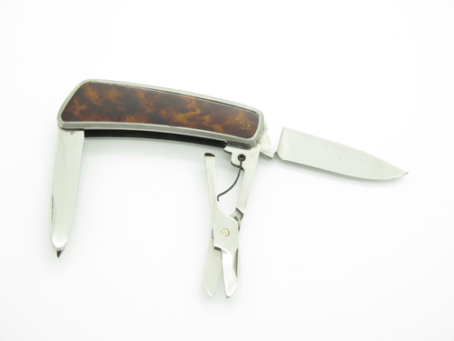 Vtg Kai Kershaw 5600 Seki Japan Lacquer Gentleman Scissor Folding Pocket Knife