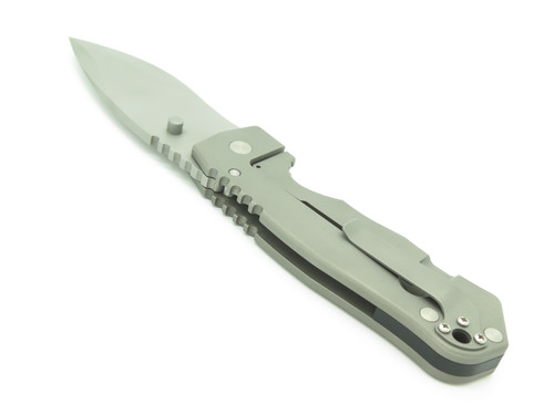 Grayman USA Satu Big Custom S30V Titanium Framelock Folding Pocket Knife