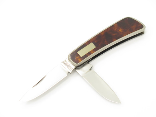 Vtg Kershaw Kai 5700 Seki Japan Gentleman Lacquer 2 Blade Folding Pocket Knife