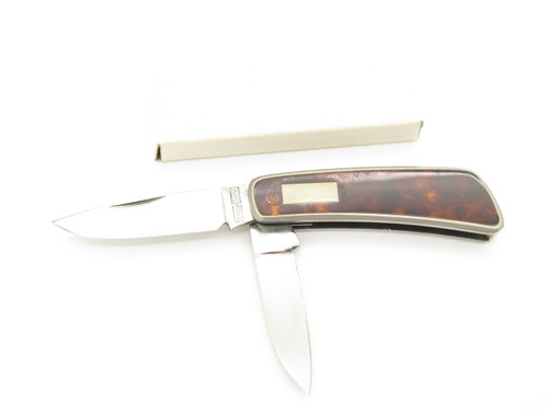 Vtg Kershaw Kai 5700 Seki Japan Gentleman Lacquer 2 Blade Folding Pocket Knife