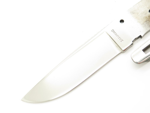 Vtg Browning 122 Seki Japan Tak Fukuta Polished Fixed Knife Making Blade Blank