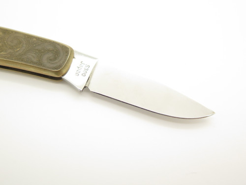 Vtg Kershaw 5300 Seki Japan Gentleman Scroll Pearl Folding Lockback Pocket Knife