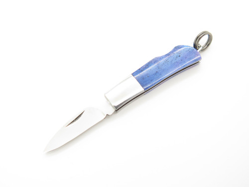 Inagaki Seki Japan Miniature Keychain Mini Bone Pendant Folding Lockback Knife