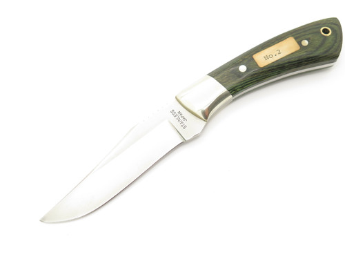 Vintage Tak Fukuta Frost Sample Seki Japan Fixed Blade Hunting Caper Knife