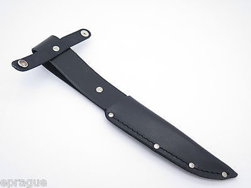 Rada Sportsman R210 Black Leather 5.25" Fixed Blade Hunting Knife Sheath