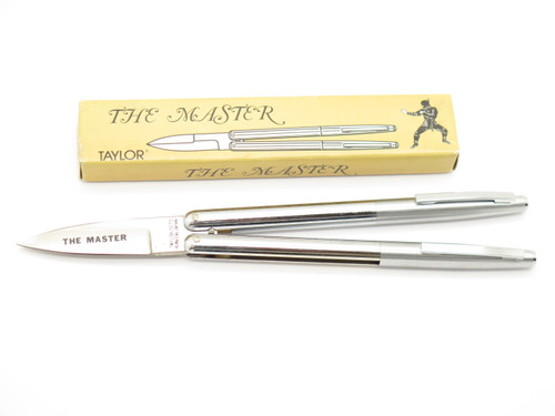Vintage Taylor Seto 1275 The Master 1984 S.A.T. Folder Seki Japan Pen Folding Balisong Butterfly Knife