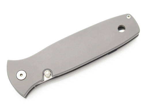 Bob Dozier Thorn Custom D2 Titanium Framelock Folding Pocket Knife