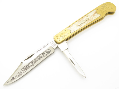 Vtg Parker Tak Fukuta Seki Japan Jones 1851 Folding Hunter Pocket Saddle Knife