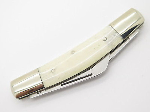 Vtg Parker Custom Seki Japan Large Bone Congress Folding Pocket Knife