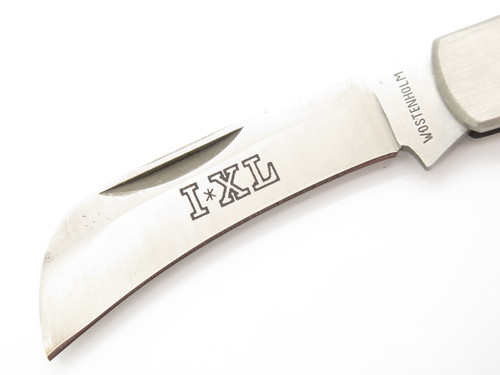 Vtg IXL Wostenholm Seki Japan Stainless Hawkbill Pruner Folding Pocket Knife