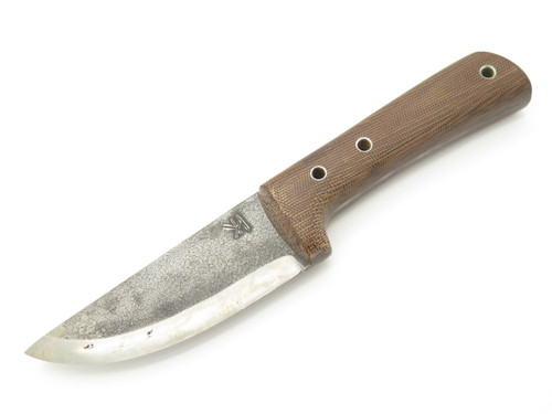 Custom USA Handmade Micarta Forged Fixed Blade Hunting Bush Camp Knife