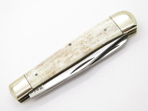 Vtg Parker American Blade Seki Japan Bone Trapper Folding Pocket Knife