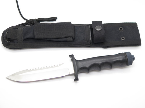 Vtg 1980s Prototype Explorer Wilderness Attack Fixed 6" Blade Survival Knife