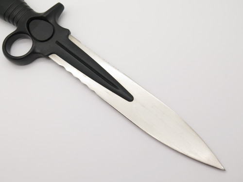 Vtg Explorer Pat Pend Tak Fukuta Seki Japan Combat Dagger Fixed Blade Knife