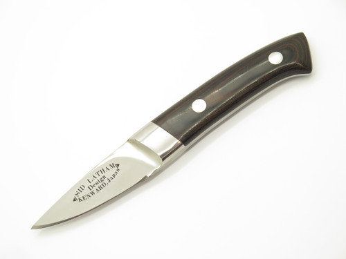 Vtg 1970s Kenward Sid Latham Seki Japan Custom AUS-10 Fixed Caper Hunting Knife