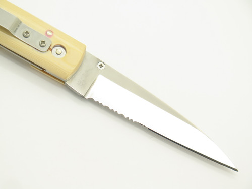 Junglee Babylon Serrated Aus-8 Seki Japan Folding Linerlock Pocket Knife Blemish