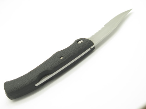 Vtg Gerber Portland OR USA 625 Gator Rubber Folding Hunter Lockback Knife