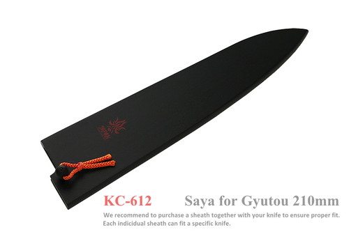 Kanetsune Seki Japan KC-612 Gyutou 210mm Wood Saya Kitchen Chef Knife Sheath