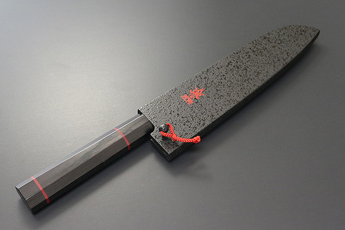 Kanetsune Seki Japan KC-813 Namishibuki Santoku Damascus 180mm Kitchen Knife
