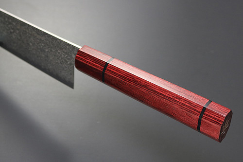 Kanetsune Seki Japan KC-823 Minamo-Kaze Santoku Damascus 210mm Kitchen Knife