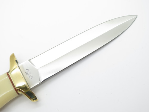 Vtg Ka-bar Cleveland Oh 2750 Seki Japan Dagger Fixed 5" Blade Knife & Sheath