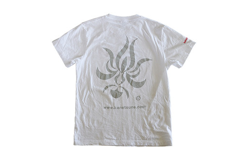 Kanetsune Seki Japan K-913 Large White Cotton T-Shirt