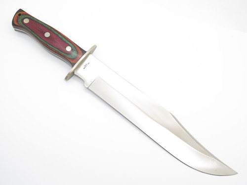 Vtg 1980s Fury Original Bowie Knife Tak Fukuta Seki Japan Big 15" Fixed Blade