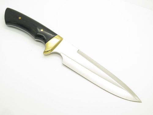 Vtg Muela Corzo Buffalo Horn Stainless Spain Hunting Fixed 7" Blade Knife