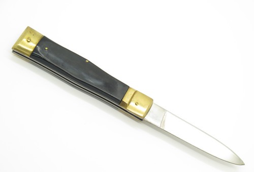 Vintage 1950s MESA Rostfrei Springer Yasuo Imai Seki Japan Black 4.25" Folding Knife