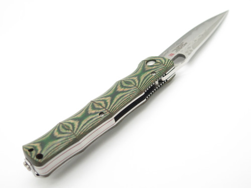 Mcusta MC-20 Limited Edition Seki Japan Green Bamboo SPG2 Folding Pocket Knife