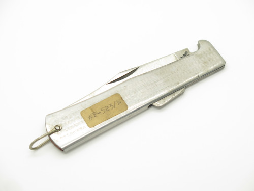 Vintage Yasuo Imai C I Compass Proto Seki Japan 4.25" Stainless Folding Knife