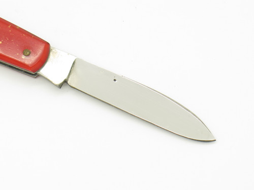 Vtg 1950s Proto 542 Yasuo Imai Red Cyprus 2.75" Seki Japan Folding Pocket Knife