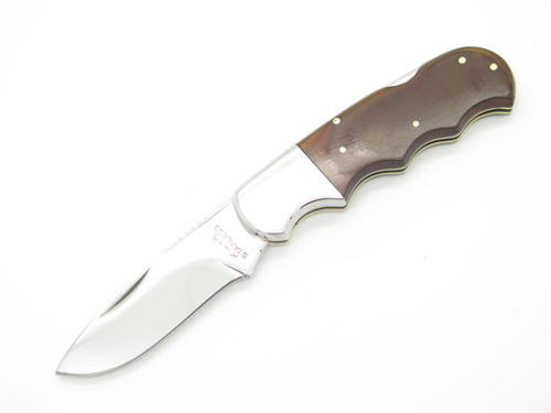 Vintage 1970s Rhino Magnum Seizo Imai Seki Japan 4.5" Folding Hunter Knife Loose
