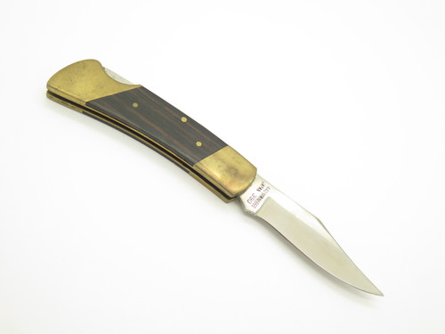 Vtg 1970s Valor Super Sport Seizo Imai Seki Japan Wood 3" Folding Pocket Knife