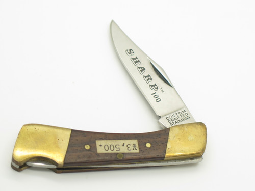 Vintage Custom Crafted Sharp 100 Tak Fukuta Seki Japan Folding Pocket Knife