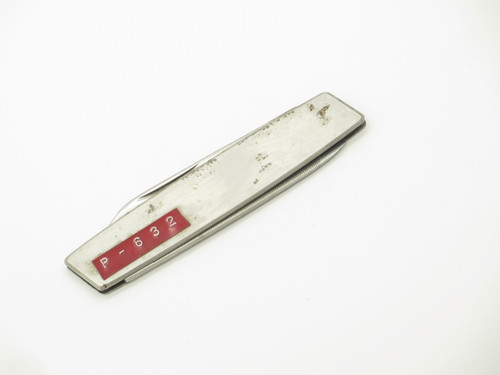 Vintage Rostfrei P-632 Yasuo Imai Seki Japan Slim Stainless Folding Pocket Knife